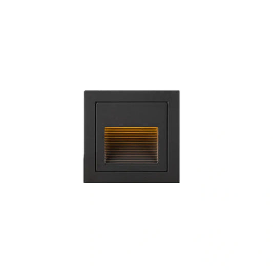 Arcato Modern LED Deck Step Light – Black Metal Waterproof Sensor Light for Stairs