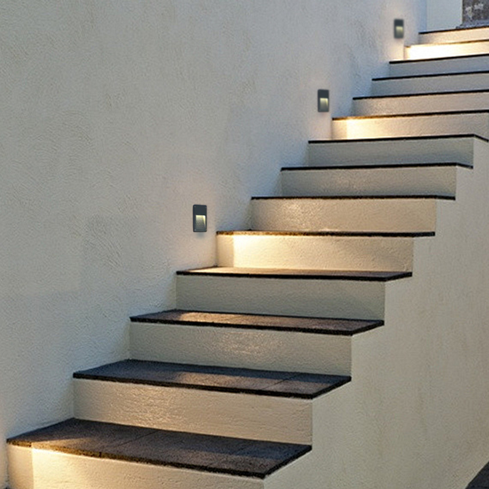 Industrial Rectangular Deck Step Light 