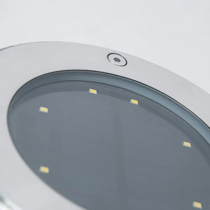 Irondale Industrial Outdoor Deck Step Lights - Black Round Metal Design for Garden