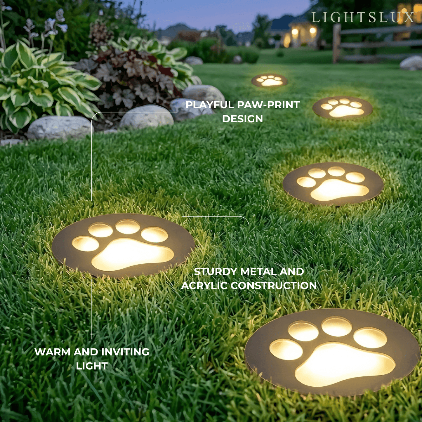 Vivara Modern Cat Paw Ground Light