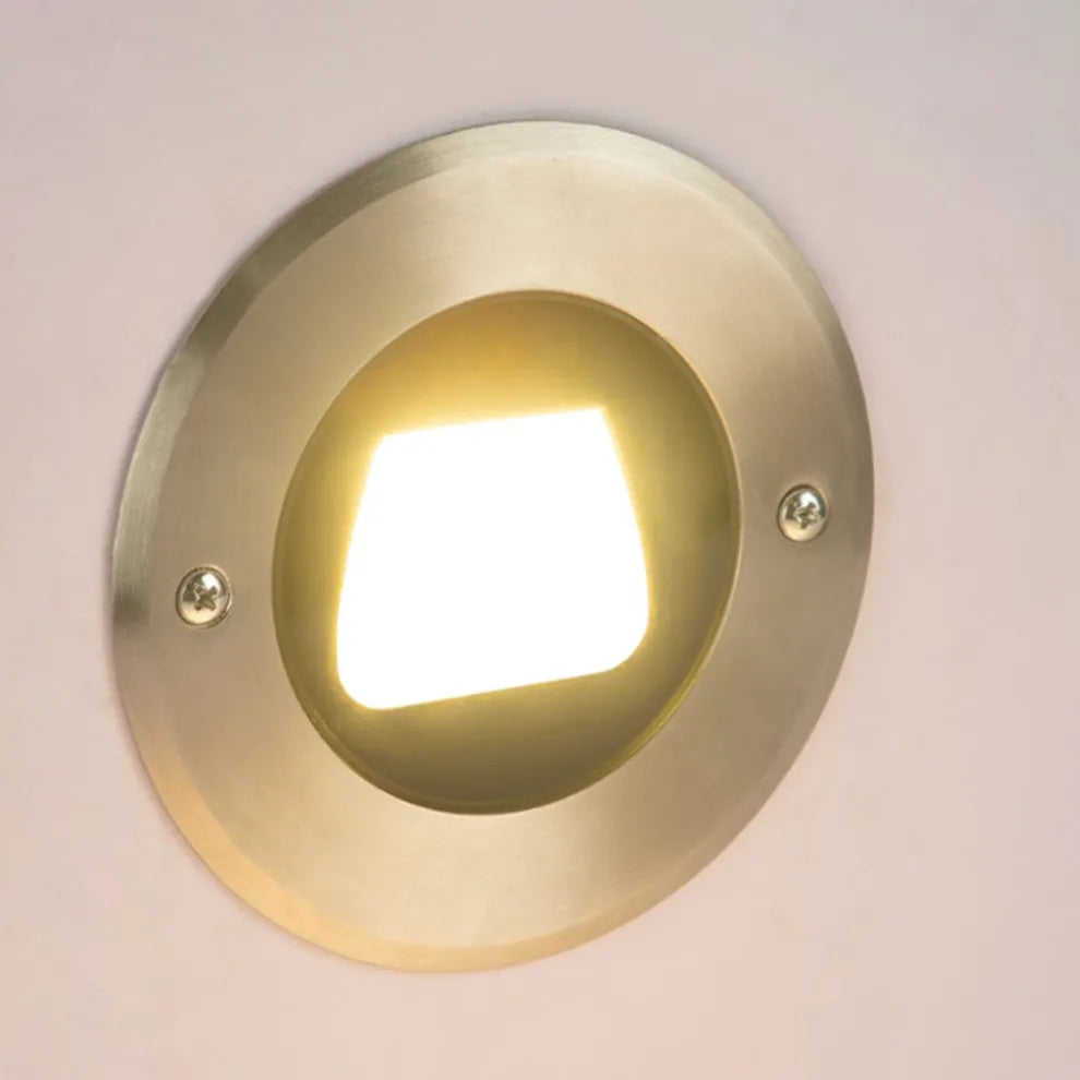 Minimalist Outdoor Deck Lights with warm light