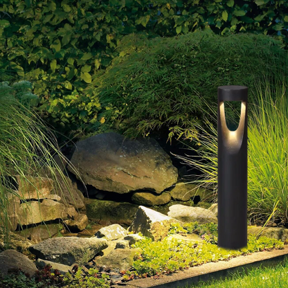 Modern Cylindrical Pathway Light