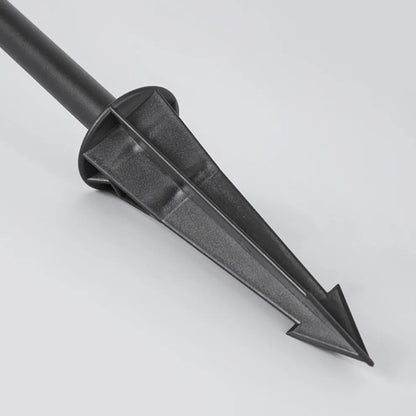 Modern Black Outdoor Path Light Mushroom-Shaped Detail