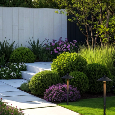 Modern Black Outdoor Path Light for Path