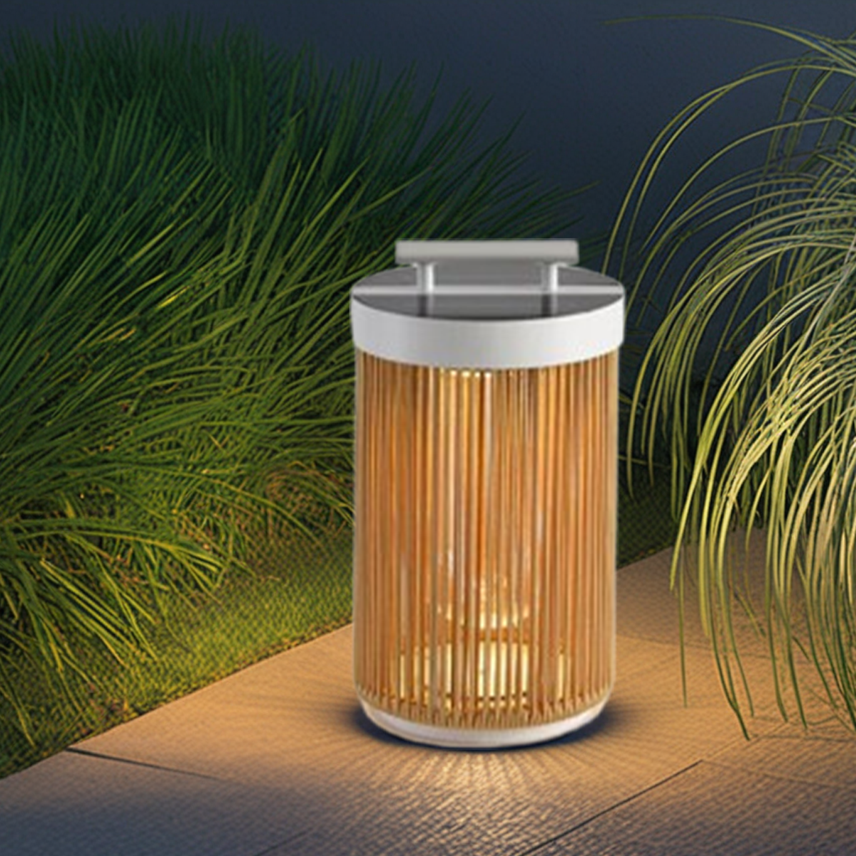 Farmhouse Cylindrical Floor Lamp