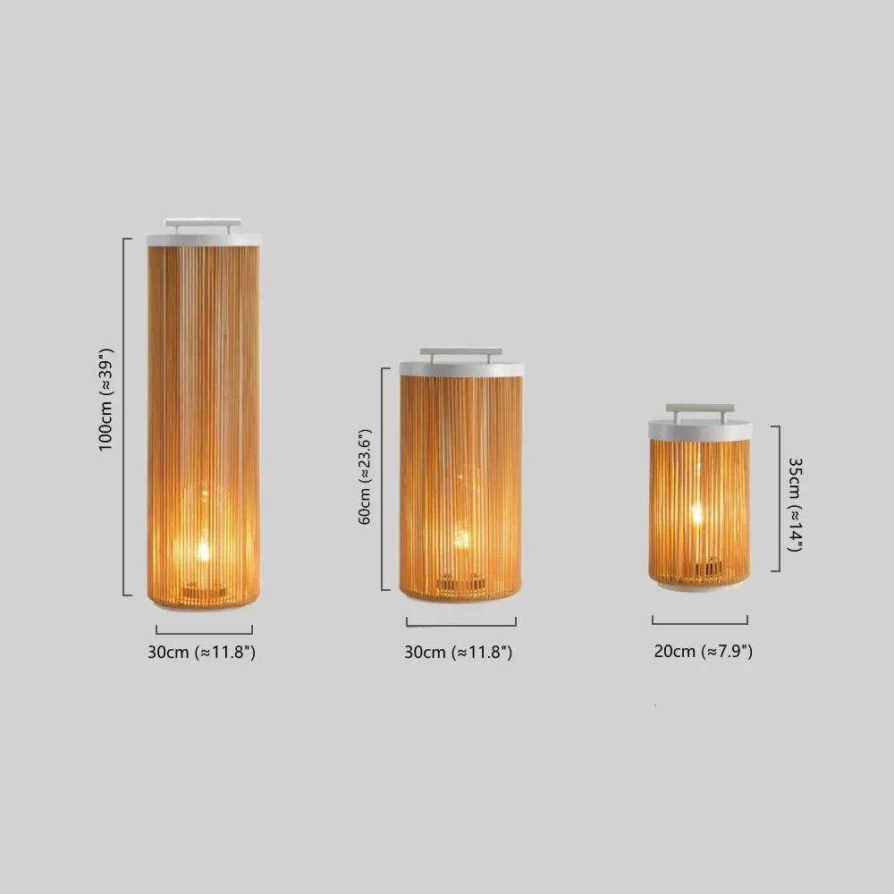 Farmhouse Cylindrical Floor Lamp