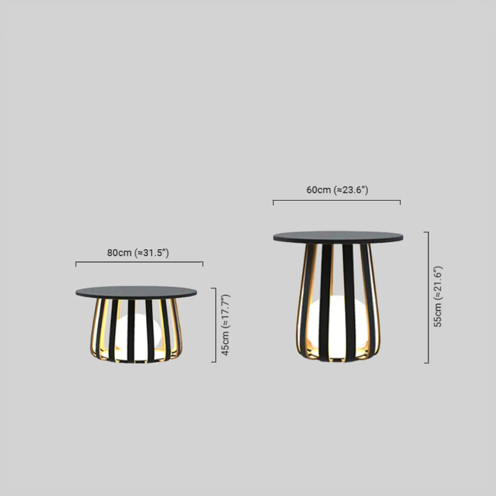 Modern Metal Solar Outdoor Floor Lamp