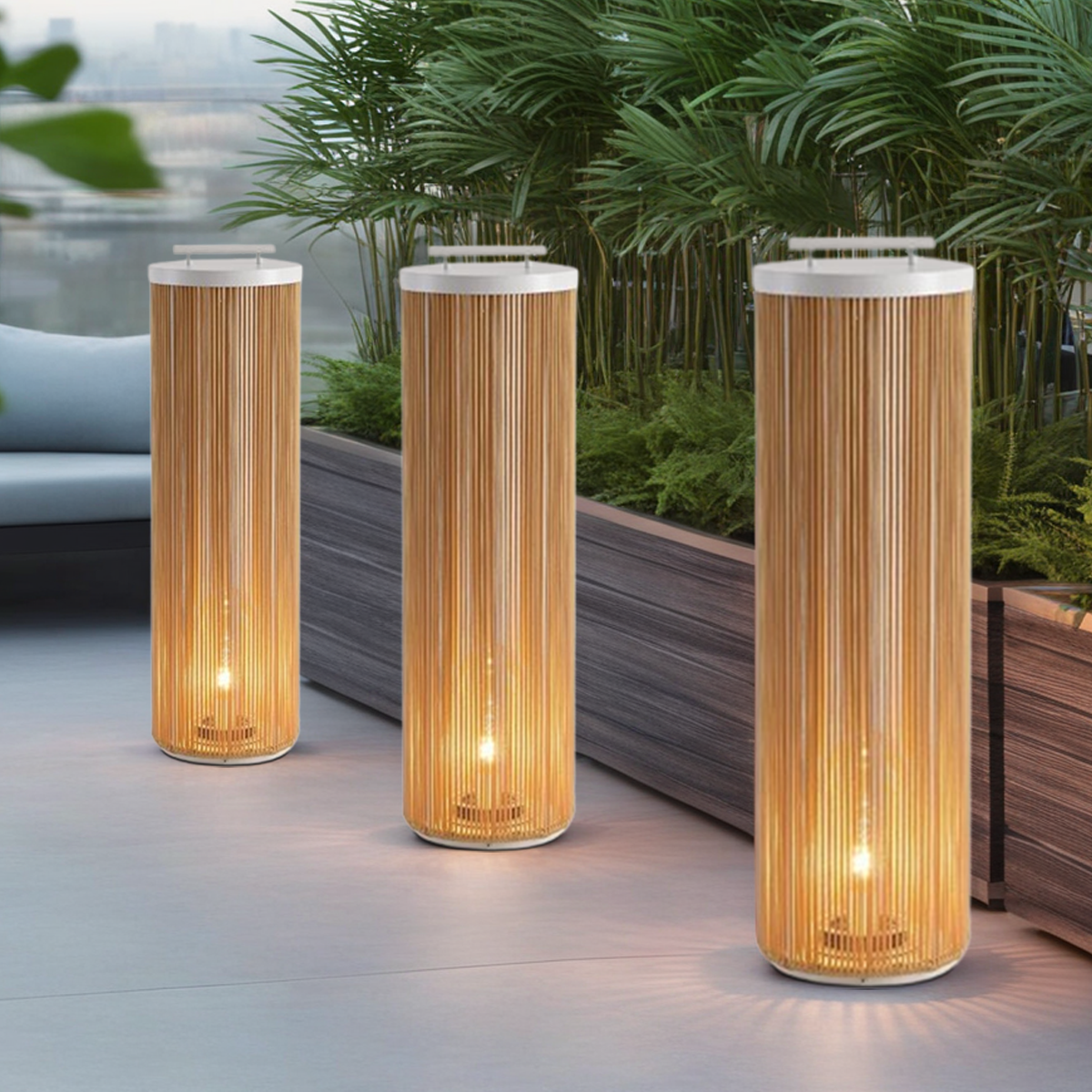 Farmhouse Cylindrical Floor Lamp