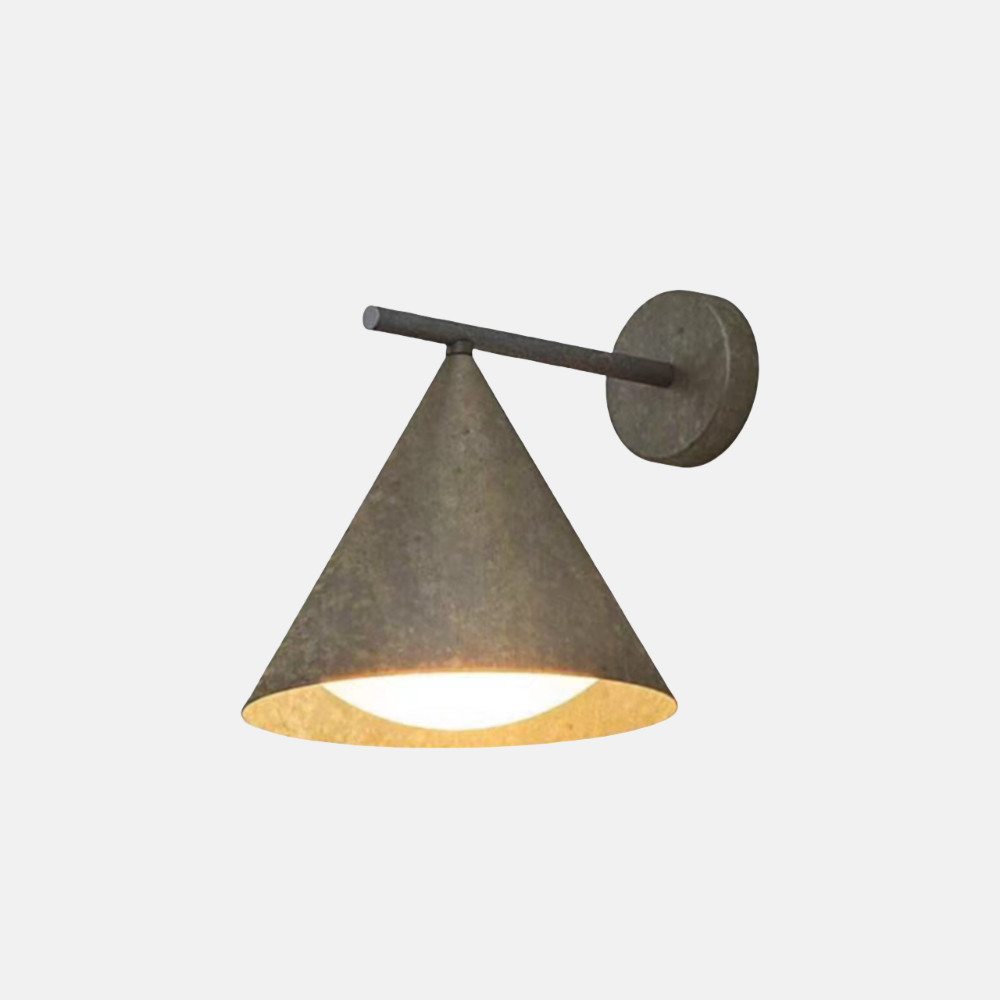 Minimalist Conical Outdoor Wall Lamp