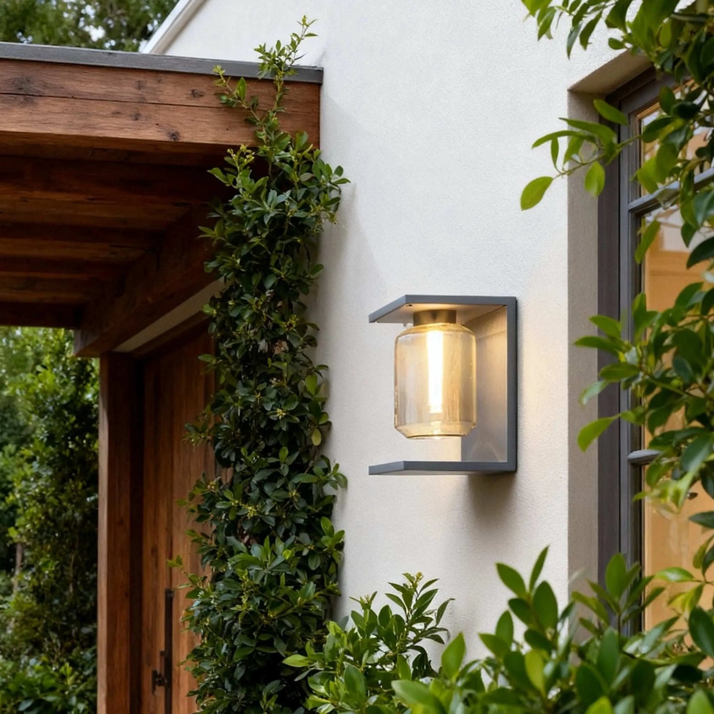 LED Wall Lamp – Black Outdoor Light