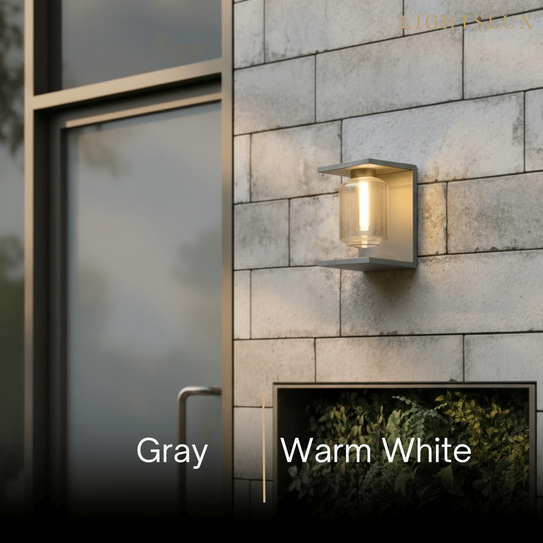 Industrial Solar LED Wall Lamp – Black Outdoor Light for Patio