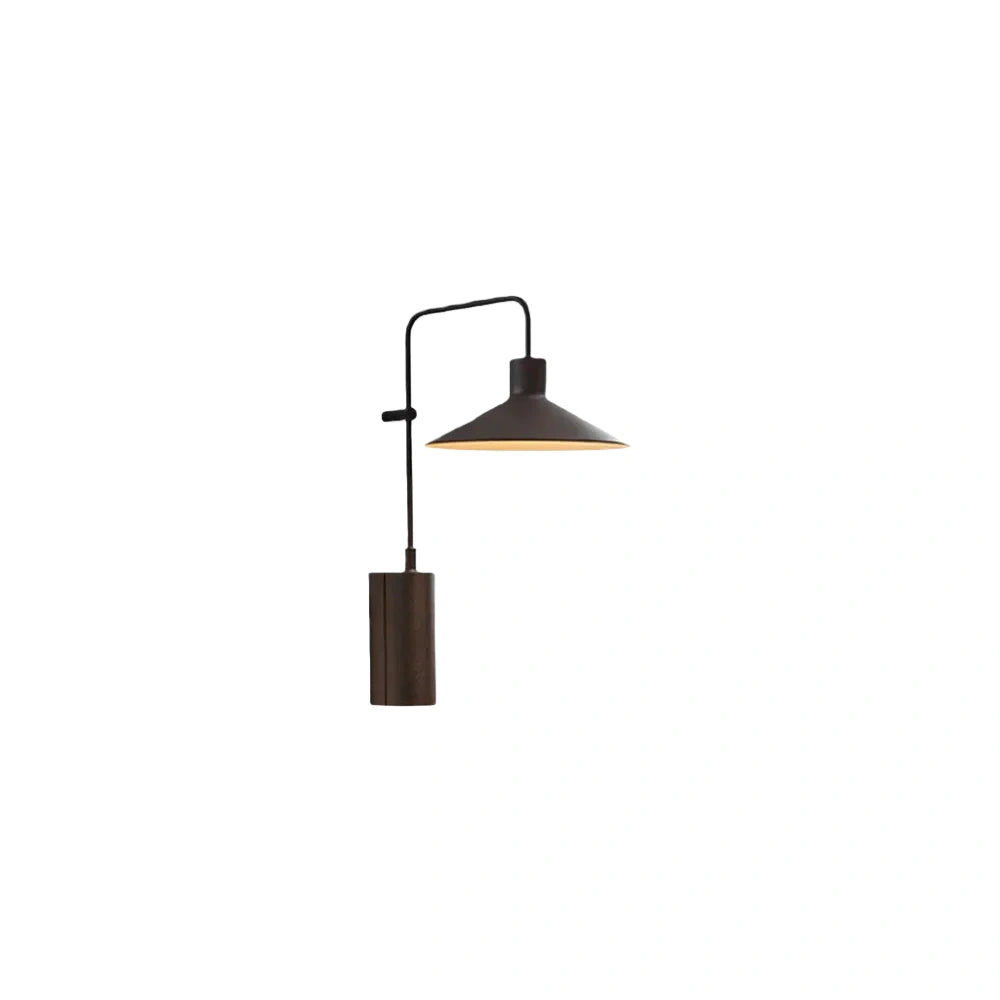 Industrial Metal Outdoor Wall Lamp - Dark Coffee