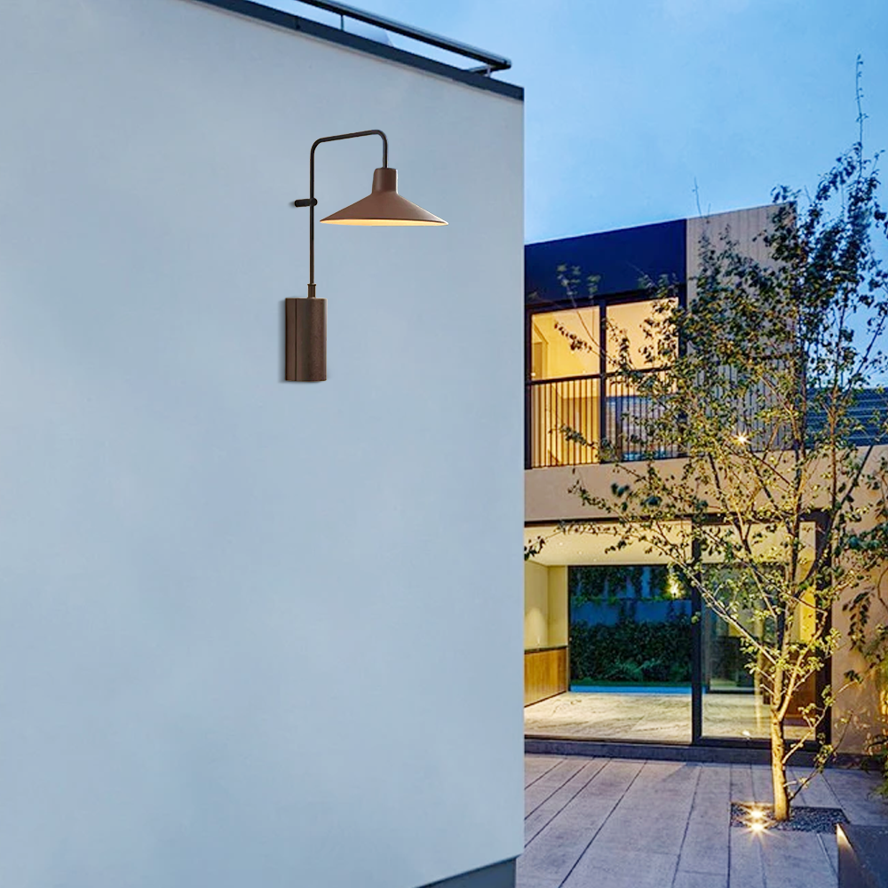 Industrial Metal Outdoor Wall Lamp for courtyard