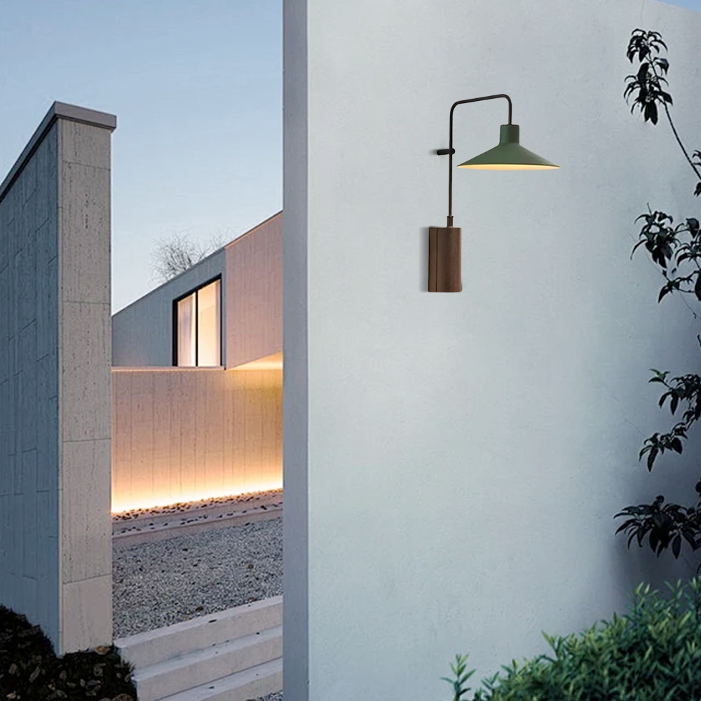 Industrial Metal Outdoor Wall Lamp