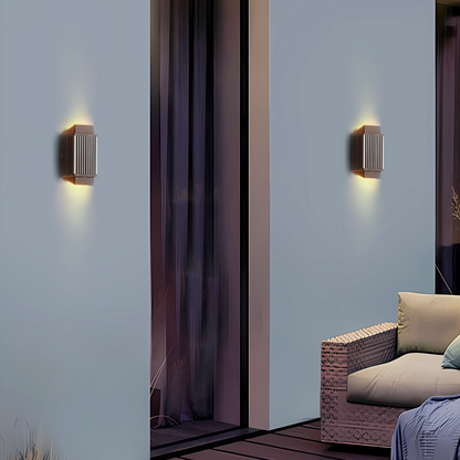 Modern Rectangular Outdoor Wall Lamp