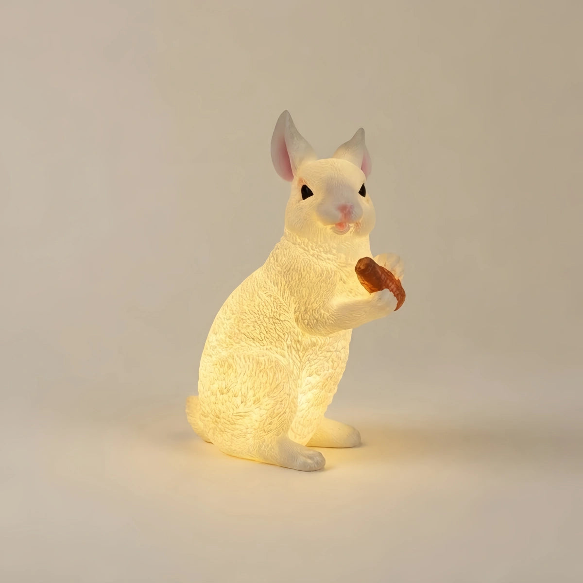 Easter Bunny Outdoor Light – Cute Sitting & Carrot Bunny Garden Lamp