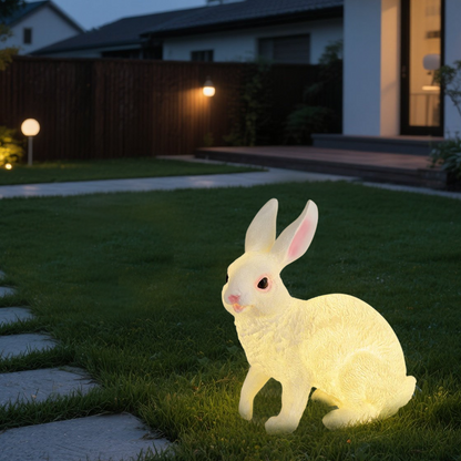 Art Deco Rabbit Outdoor Lamp for garden