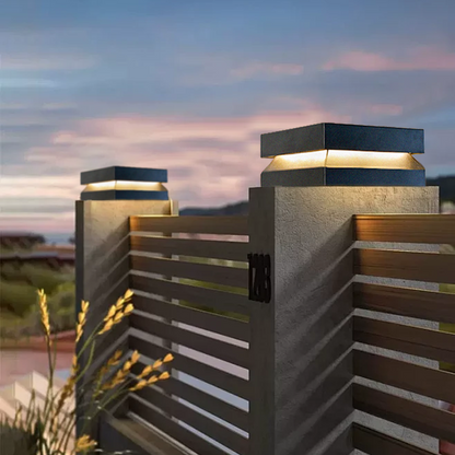 Modern Concave Solar Outdoor Lamp for Garden/Pathway