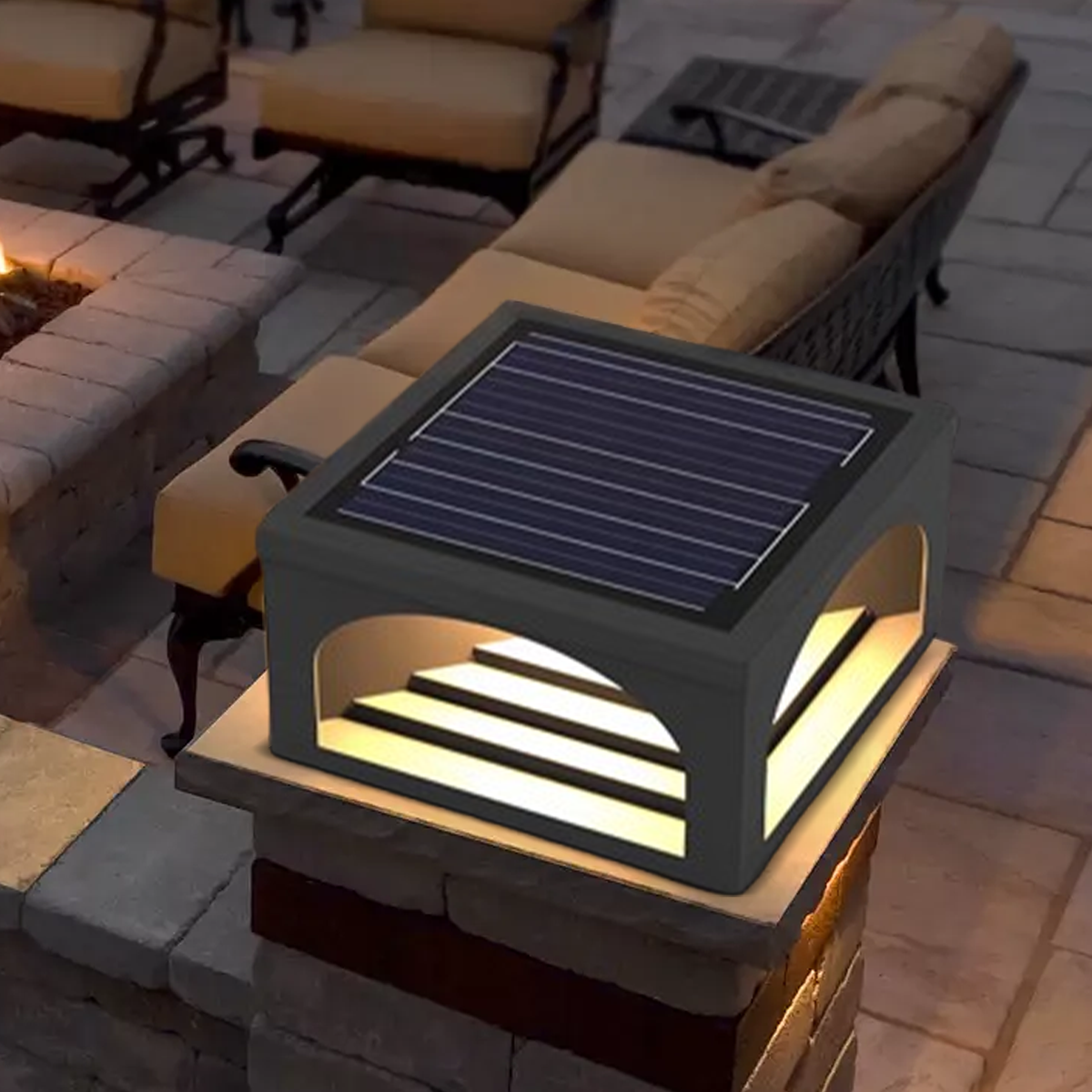 Minimalist Pier-Mount Pillar Light 