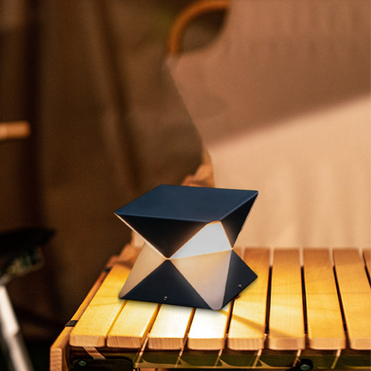 Modern Geometric Outdoor Floor Lamp 