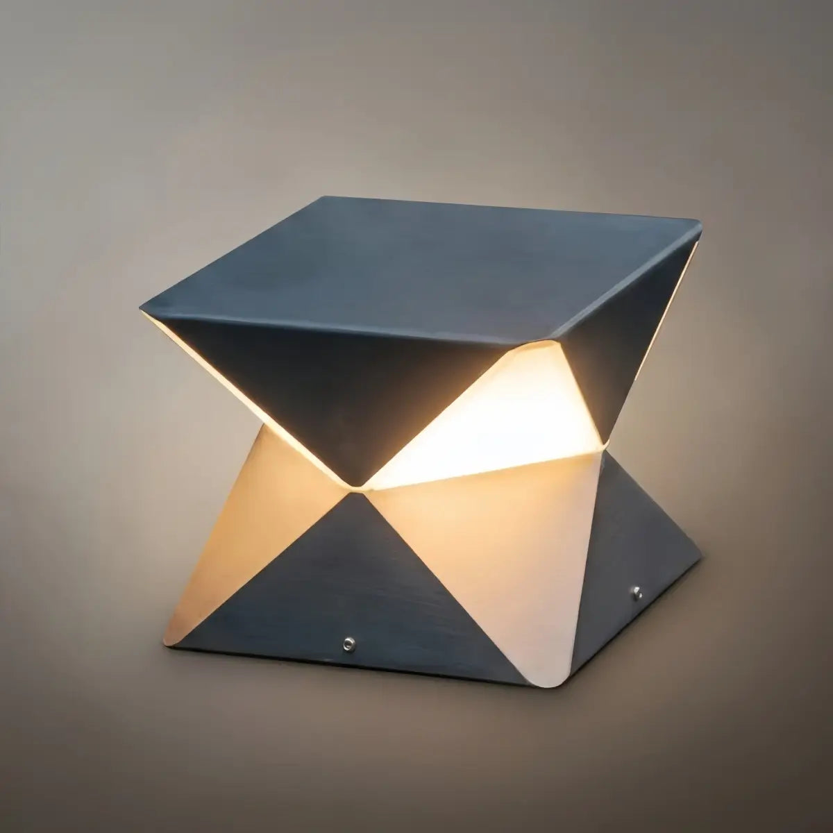 Modern Geometric Outdoor Floor Lamp 