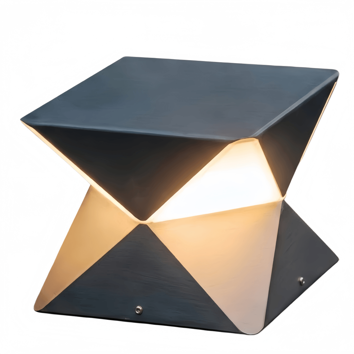 Modern Geometric Outdoor Floor Lamp 