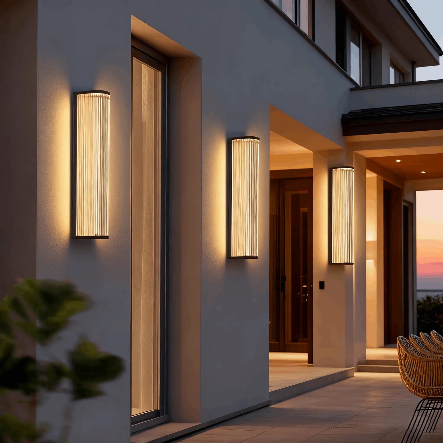 Moderne Irondale Außenwandleuchte – Wasserdichte Sensorleuchte für die Terrasse