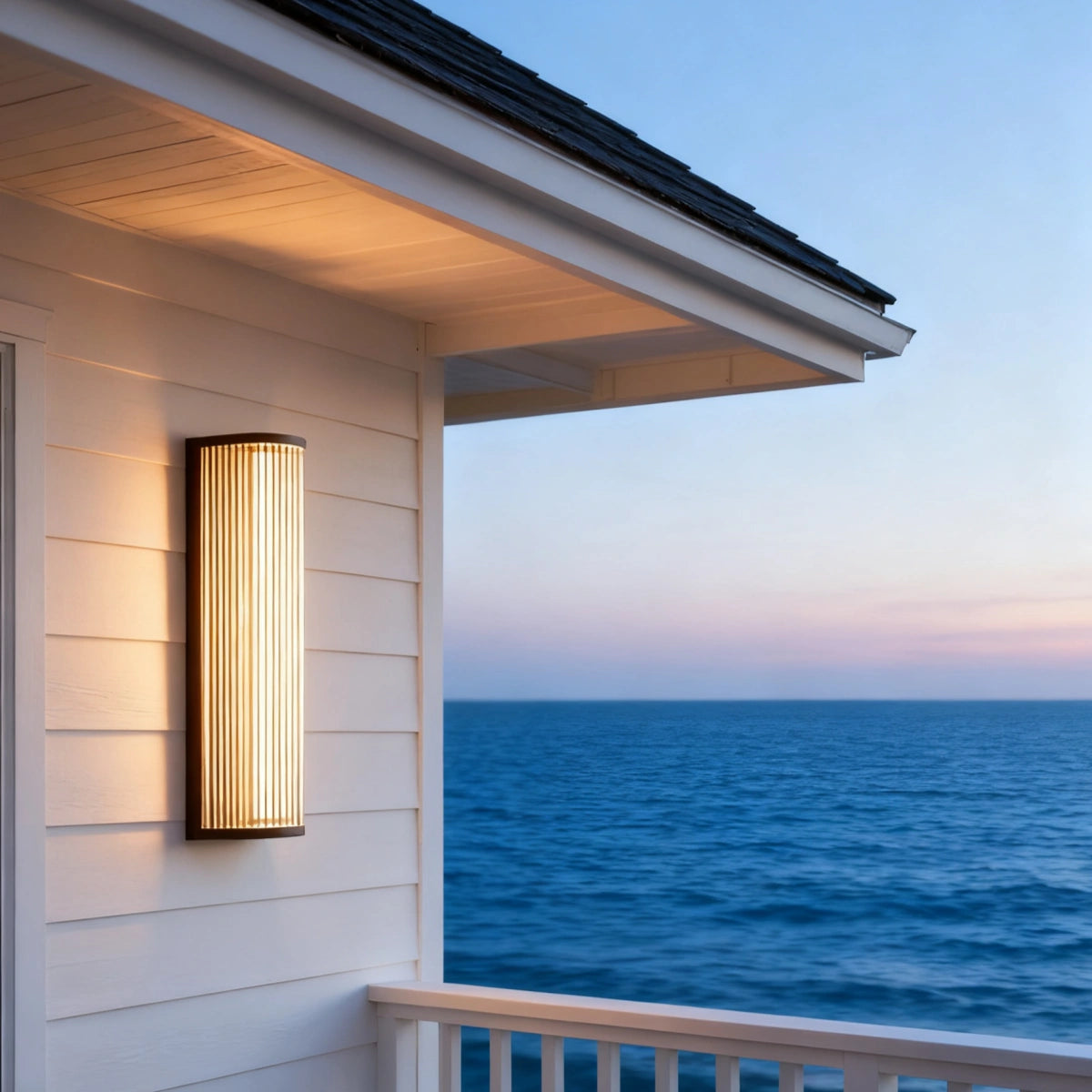 Irondale Modern Outdoor Wall Lamp – Waterproof Sensor Light for Terrace