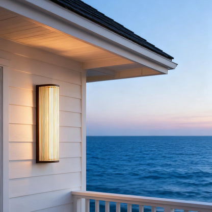 Irondale Modern Outdoor Wall Lamp – Waterproof Sensor Light for Terrace