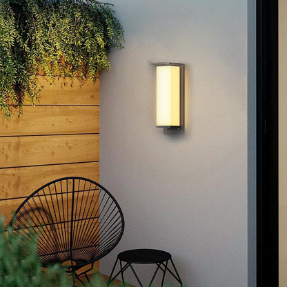 Modern Rectangular Outdoor Wall Lamp