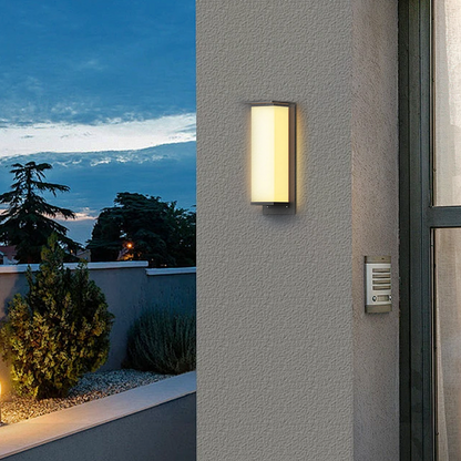 Modern Rectangular Outdoor Wall Lamp