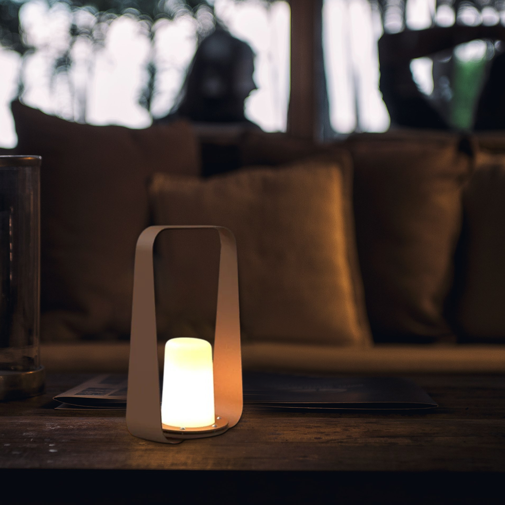 Modern Portable Rechargeable Outdoor Floor Lamp Coffee