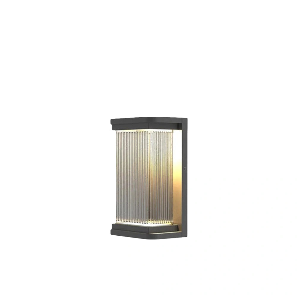 Industrial Outdoor Wall Lamp - Black