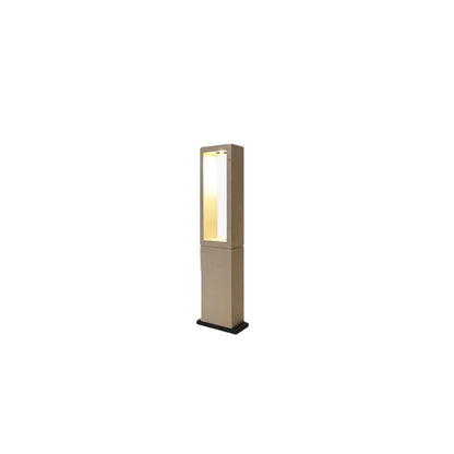 Modern Metal Outdoor Path Light - Gray