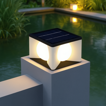  Black Metal Square Moon for Courtyard/Garden