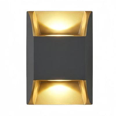 Irondale Industrial Geometric Outdoor Wall Lamp