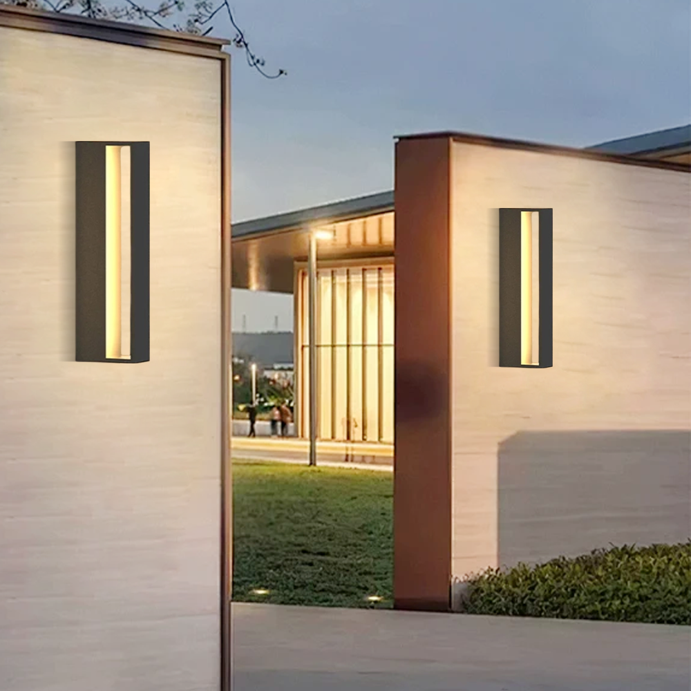 Modern Rectangular Outdoor Wall Lamp