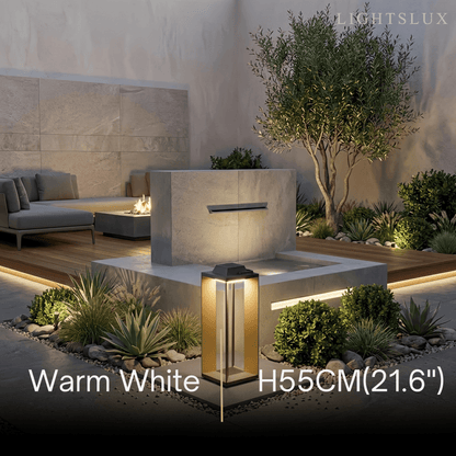 Irondale Modern Outdoor Floor Lamp