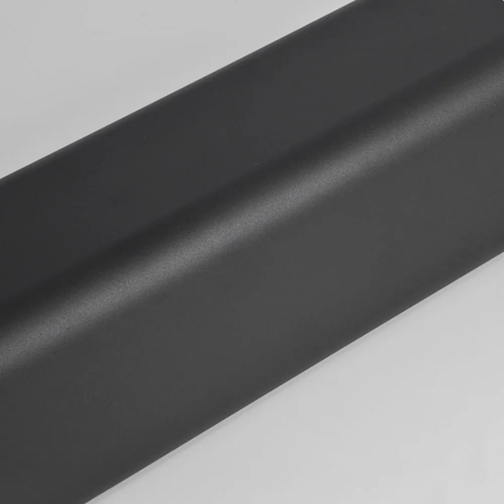  Industrial Outdoor Pathway Lights - Black Metal & Acrylic Rectangle 