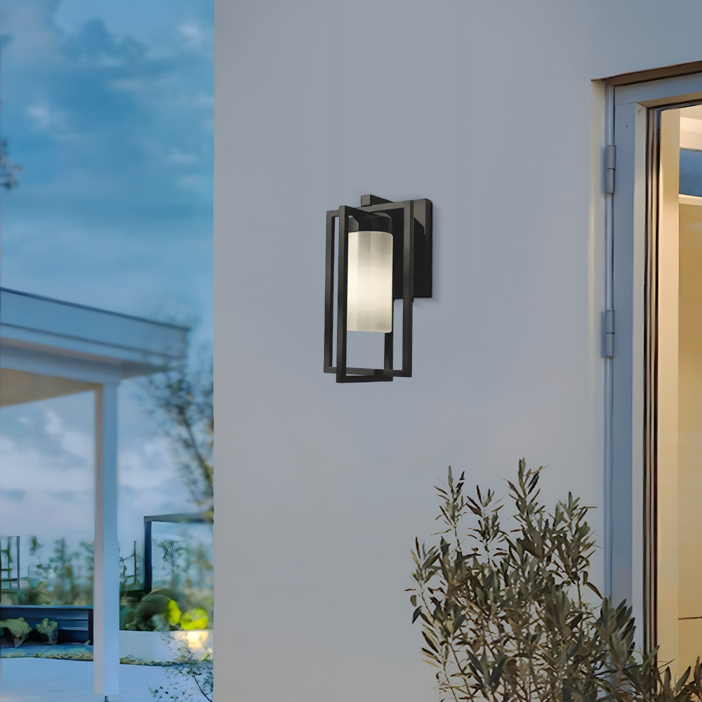 Modern Rectangular Outdoor Wall Lamp