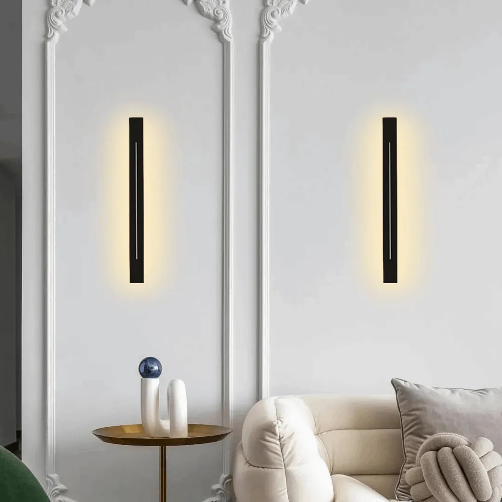 LED Wall Lamp – Black/Gold for Bedroom