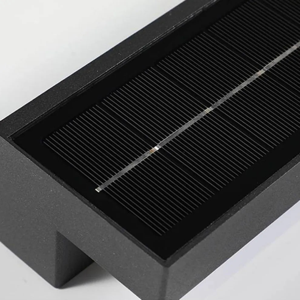 Modern Square Post Cap Light – Outdoor Black Metal