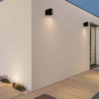 Industrial Black Outdoor Wall Lamp Metal Outdoor