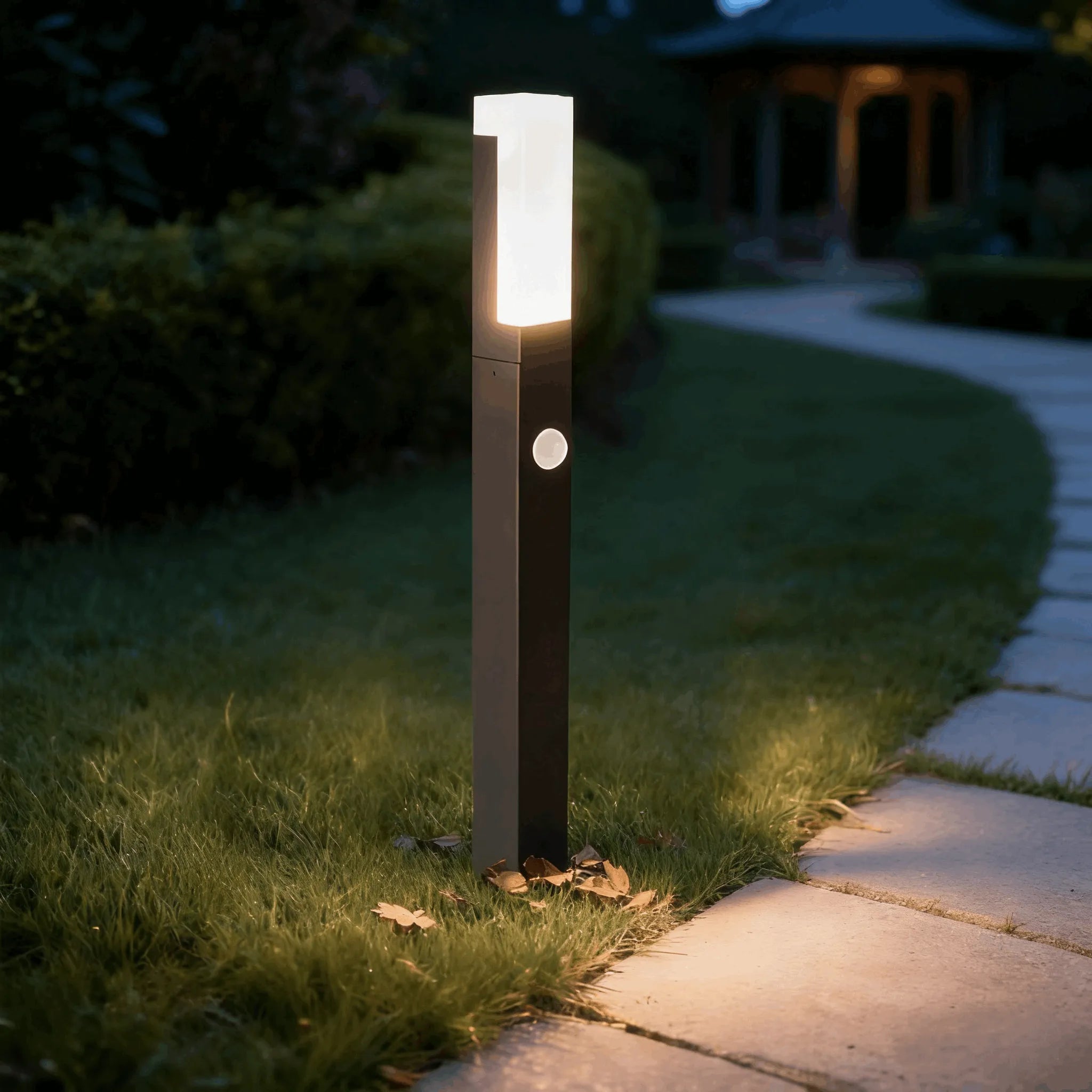 LED Path Light – Outdoor Metal Sensor Lamp for Garden/Terrace