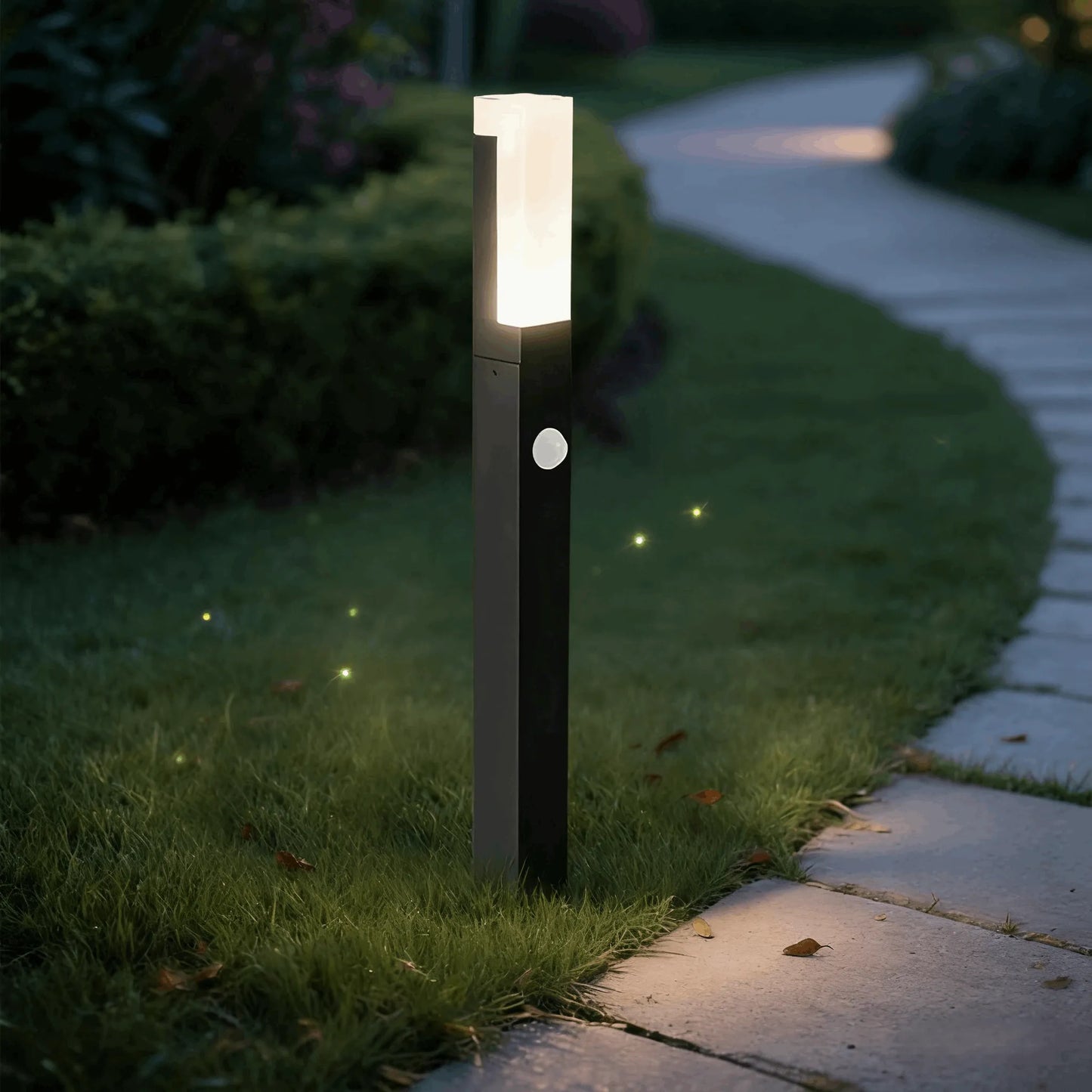 LED Path Light – Outdoor Metal Sensor Lamp for Garden/Terrace