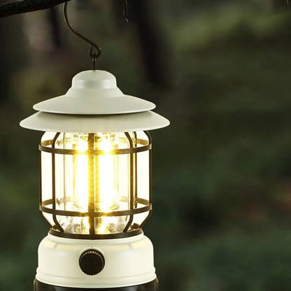 Vintage Outdoor Pathway Lights - White Acrylic Resin Lantern for Terrace