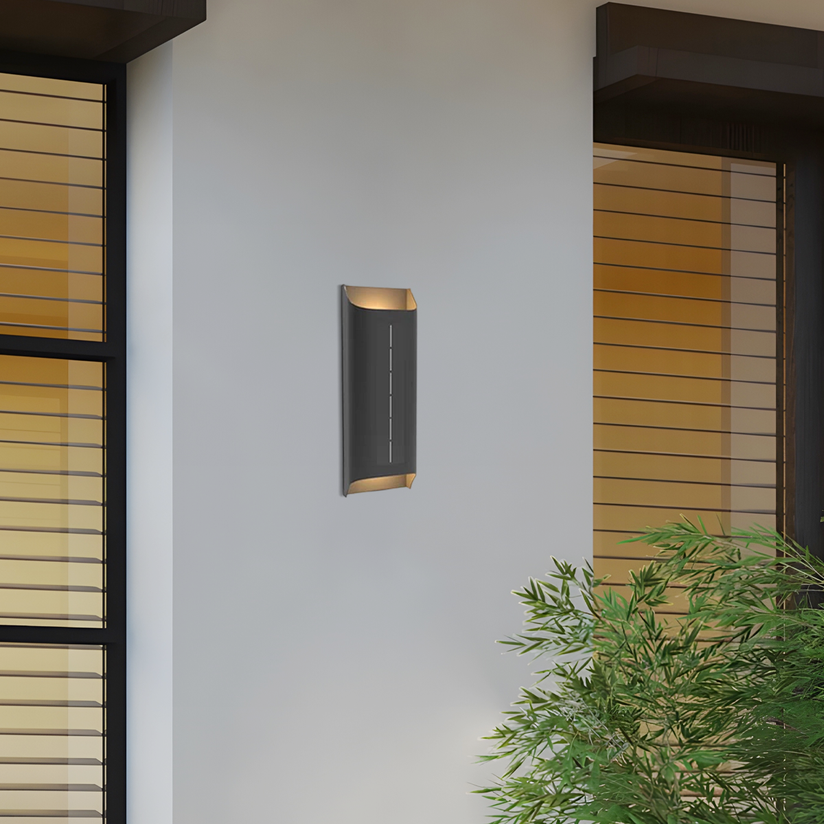 Modern Solar Sensor Wall Lamp