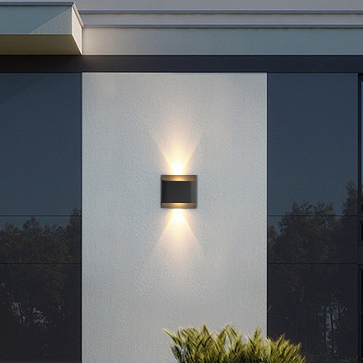 Modern Solar Sensor Wall Lamp