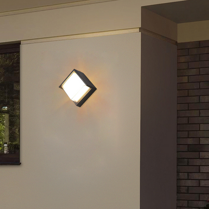 Modern Square Outdoor Wall Lamp