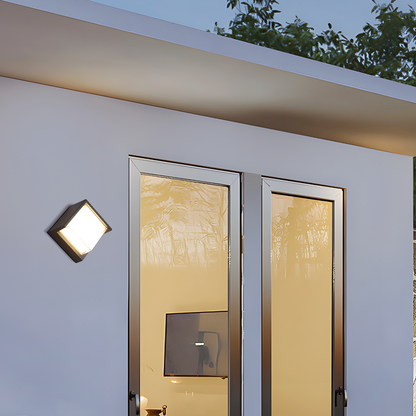 Modern Square Outdoor Wall Lamp